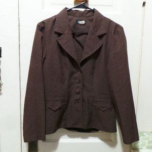 SPAGE Brown blazer Sz. sm